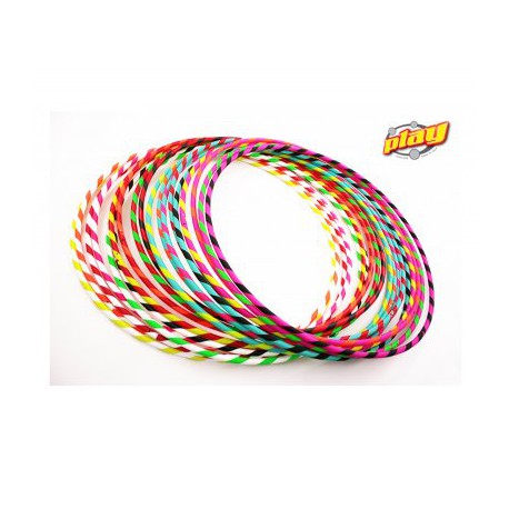 HULA HOOP PLAY DÉCORÉ PLIABLE TUBE 16MM Ø 85 CM