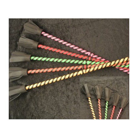 Bâton Fleur Simple spirale 69cm + baguettes ø 12